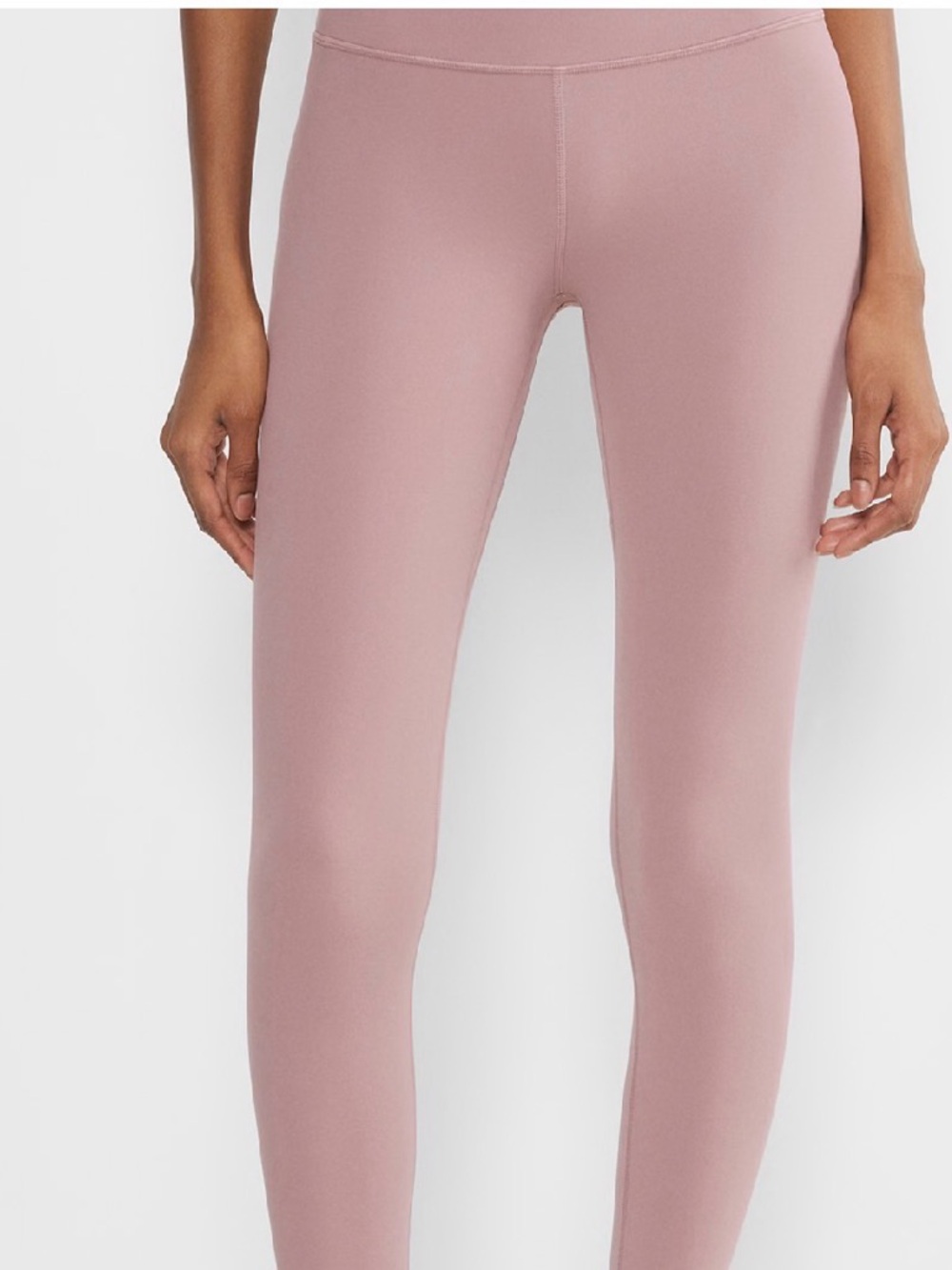 TNA / Aritzia / Women's High-Waist Leggings - Light Dusty Pink Color Size Large